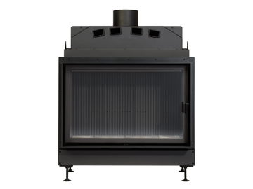 OPTIMUM 900-60 WHE 1S - Wood-burning closed fireplace by Metalfire - view 2