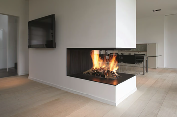 UNIVERSAL MF 1050-800-60 W 3S EXT - Wood-burning fireplace by Metalfire - view 3