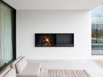 UNIVERSAL MF 1050-75 W 1S OUTDOOR - Wood-burning outdoor fireplace by Metalfire - view 2