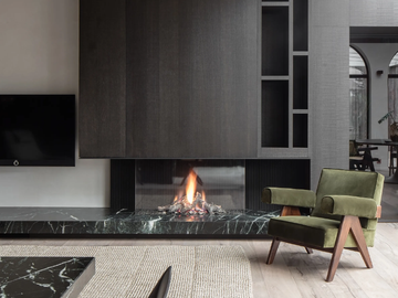 AVENUE MF 1300-60 GHE 3S - 3-sided gas fireplace by Metalfire - view 2