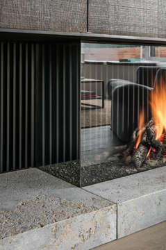 AVENUE MF 1300-60 GHE 3S - 3-sided gas fireplace by Metalfire - view 3