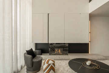 AVENUE MF 1050-75 GHE 3S - 3-sided gas fireplace by Metalfire - view 3