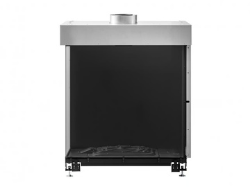 AVENUE MF 800-75 GHE 2S - Corner gas fireplace by Metalfire - view 2