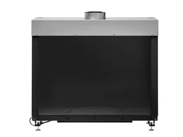 AVENUE MF 1050-75 GHE 1S BRICK - Closed gas fireplace by Metalfire - view 2