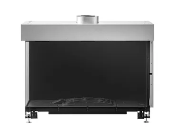 AVENUE MF 1050-60 GHE 2S - Corner gas fireplace by Metalfire - view 2
