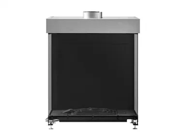 AVENUE MF 800-75 GHE 3S - 3-sided gas fireplace by Metalfire - view 2