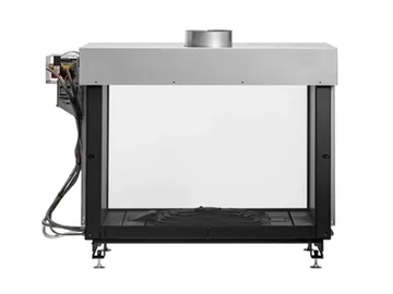 AVENUE MF 900-60 GHE T - Closed gas double-sided fireplace by Metalfire - view 2