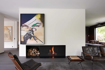 UNIVERSAL MF 1500-50 W 2S L/R - Corner wood-burning fireplace by Metalfire - view 3