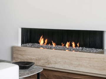 URBAN MF 1500-40 G 2S L/R - Gas corner bespoke fireplace by Metalfire - view 2