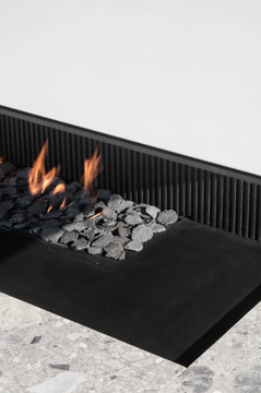 URBAN MF 2400-40 G 2S L/R - Gas corner bespoke fireplace by Metalfire - view 3