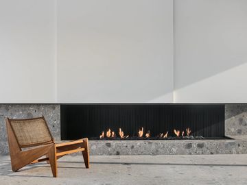 URBAN MF 2400-40 G 2S L/R - Gas corner bespoke fireplace by Metalfire - view 2