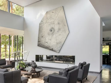 URBAN MF 2400-40 G T - Double-sided gas bespoke fireplace by Metalfire - view 2