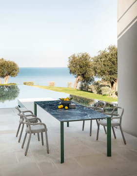 AKASHI - Extending rectangular ceramic table by Midj - view 3