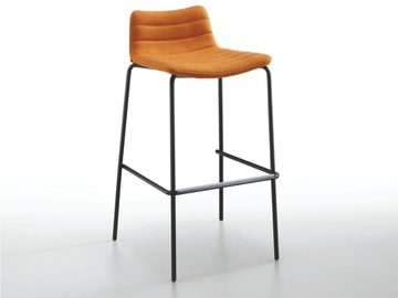 COVER - High upholstered barstool by Midj - view 3