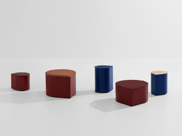 DROP D65 H35 - Coffee table with storage space by Midj - view 3