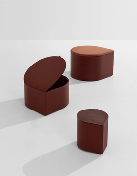 DROP D65 H45 - Coffee table with storage space by Midj - view 3