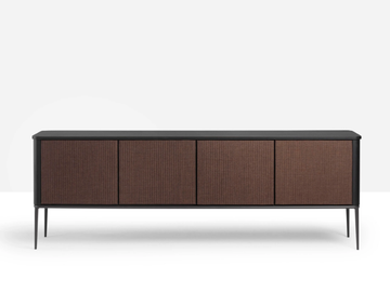 LEA H73 - Fabric sideboard with doors by Midj - view 3
