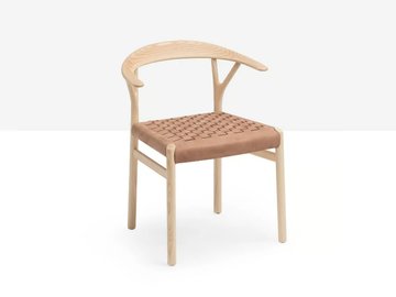 OSLO P L CU-X - Ash chair by Midj - view 2