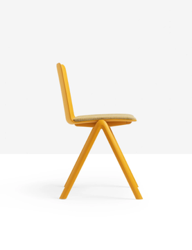 STACK S PP_SD - Stackable chair with integrated cushion by Midj - view 3