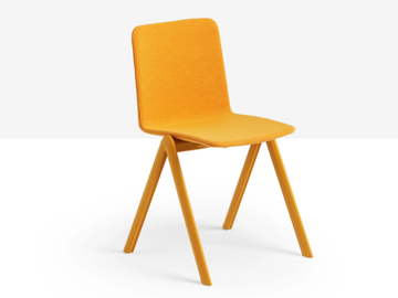 STACK S PP_TS - Stackable fabric chair by Midj - view 2