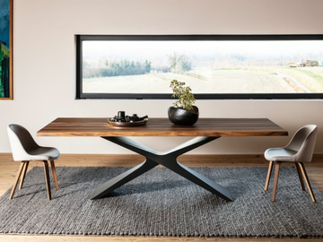 NEXUS - Rectangular solid wood table by Midj - view 2