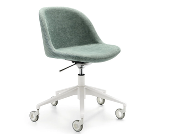 SONNY S-D - Contemporary style upholstered metal restaurant chair by Midj - view 2