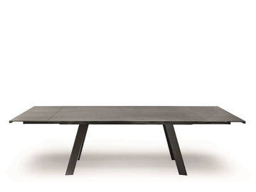 ALEXANDER - Extending rectangular glass ceramic table by Midj - view 2