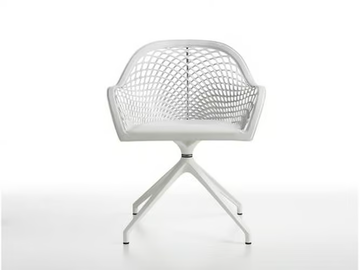 GUAPA PX - Swivel trestle-based easy chair by Midj - view 2