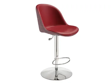 SONNY SG - Swivel upholstered leather stool by Midj - view 2