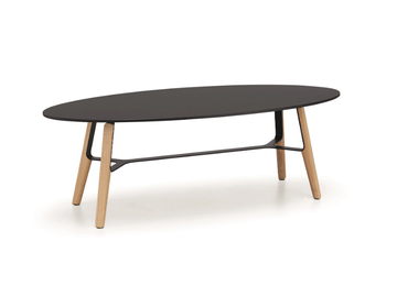 LIÙ CT - Oval HPL coffee table by Midj - view 2
