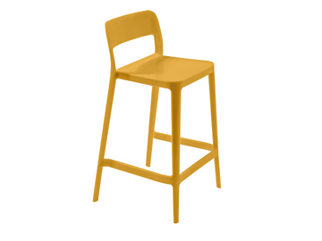 NENÉ - High stackable polypropylene stool by Midj - view 2