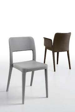 NENÈ SR-CF - Contemporary style upholstered leather restaurant chair by Midj - view 3