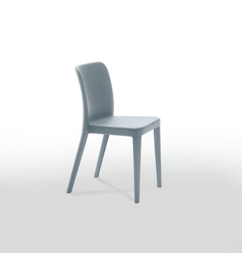 NENÈ SR-SF - Contemporary style upholstered leather restaurant chair by Midj - view 2