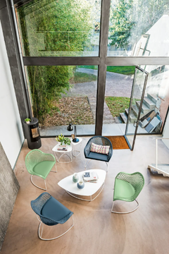 GUAPA - Steel coffee table by Midj - view 3