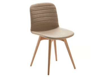 LIÙ LG - Upholstered wooden chair by Midj - view 2