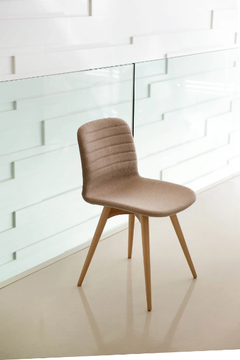 LIÙ LG - Upholstered wooden chair by Midj - view 3