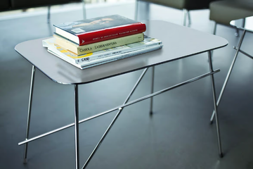 WALTER - Rectangular stainless steel coffee table by Midj - view 3