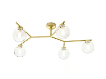 CAMELY - LED Borosilicate glass and metal ceiling lamp by Miloox - view 3