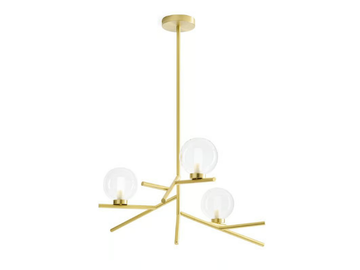 CAMELY - LED Borosilicate glass and metal pendant lamp by Miloox - view 2