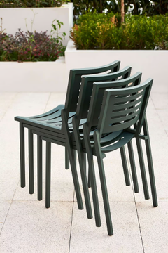 MINDO 112 - Stackable aluminium garden chair by Mindo - view 3