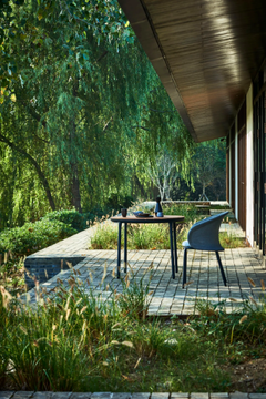 MINDO 114 - Round teak garden table by Mindo - view 3