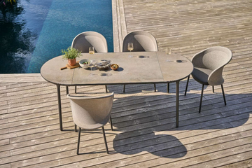 MINDO 114 - Oval ceramic garden table by Mindo - view 3