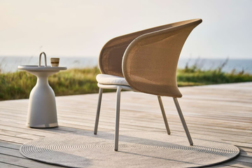 MINDO 114 - Garden recycled plastic easy chair with integrated cushion by Mindo - view 3