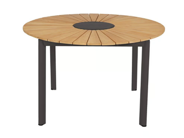 MINDO 101 - Round teak garden table by Mindo - view 2