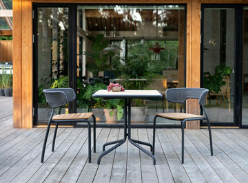 MINDO 101 - Aluminium garden chair by Mindo - view 3