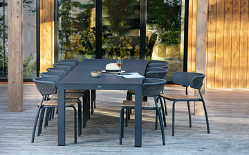 MINDO 101 - Rectangular ceramic garden table by Mindo - view 3