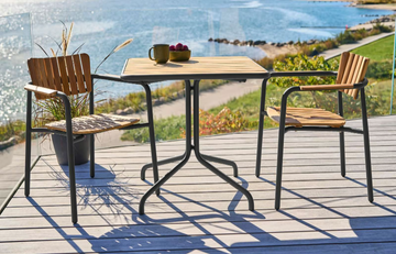 MINDO 101 - Square teak garden table by Mindo - view 3