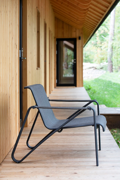MINDO 105 - Batyline® garden armchair with armrests by Mindo - view 3