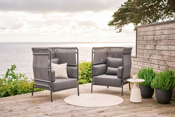 MINDO 106 - High-back Sunbrella® garden armchair by Mindo - view 3