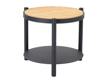 MINDO 107 - Round teak garden side table by Mindo - view 2